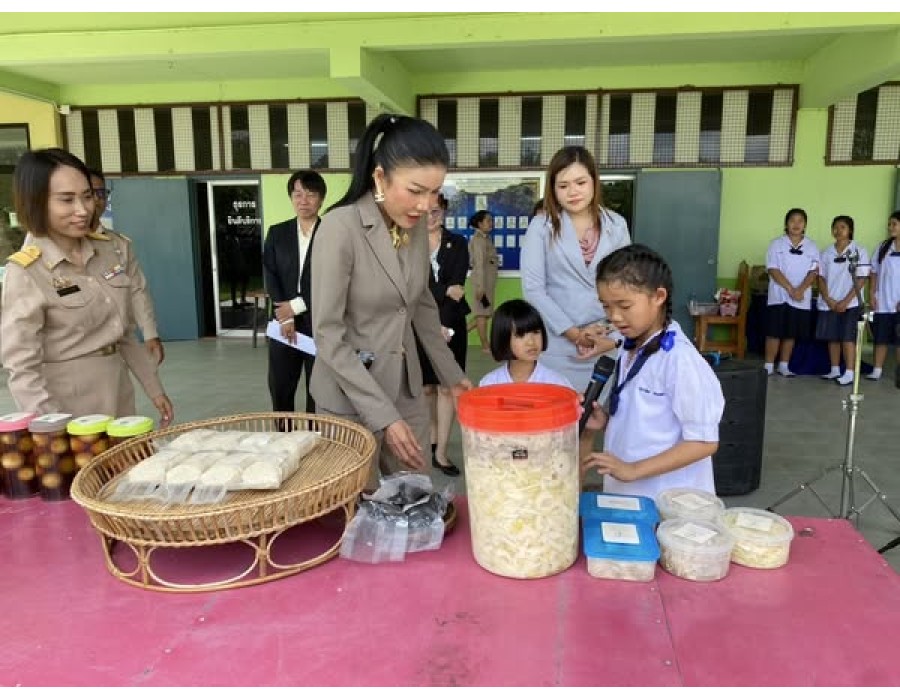 การขับเคลื่อนโครงการ 1 โรงเรียน 1 อาชีพ