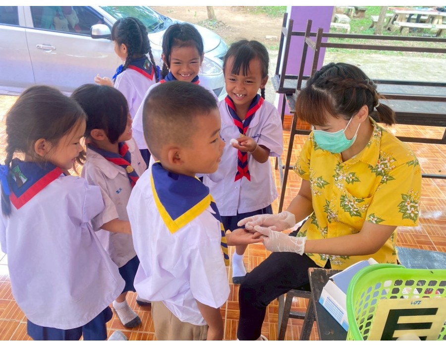 การตรวจสุขภาพนักเรียนประจำปีการศึกษา 2568