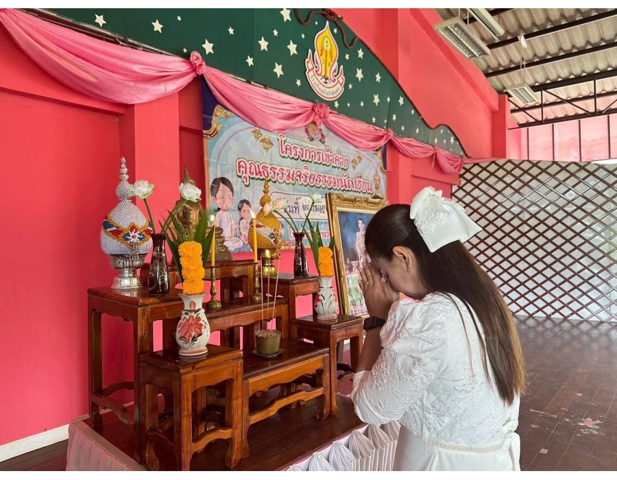 กิจกรรมเข้าค่ายคุณธรรม จริยธรรมนักเรียน