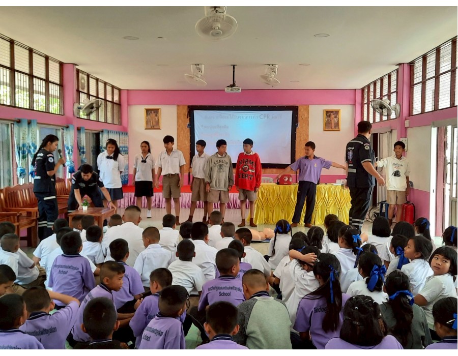 กิจกรรมการอบรมหลักสูตรการดับเพลิงขั้นต้น ปีการศึกษา 2568