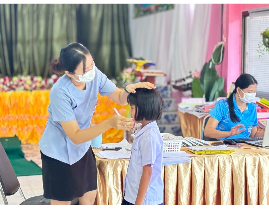 ตรวจสุขภาพนักเรียน ปีการศึกษา 2568 